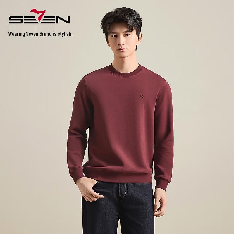 Seven Cloud-Soft Cotton Crewneck Sweatshirt