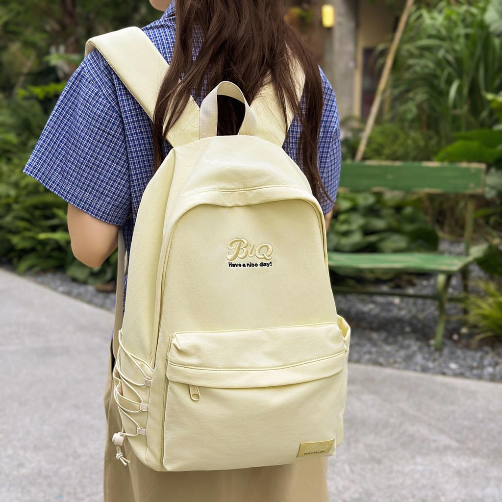Schoolbag Fashion Trend Versatile School Bag 1011 New Korean Versatile Student Backpack Campus Wind Lightweight Travel Backpack
