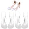 2 Paar Damen Gel-Polster-Einlegesohlen für High Heels mit Fußgewölbeunterstützung und Antirutsch-Design, 3/4 Länge, Unsichtbare Einlagen