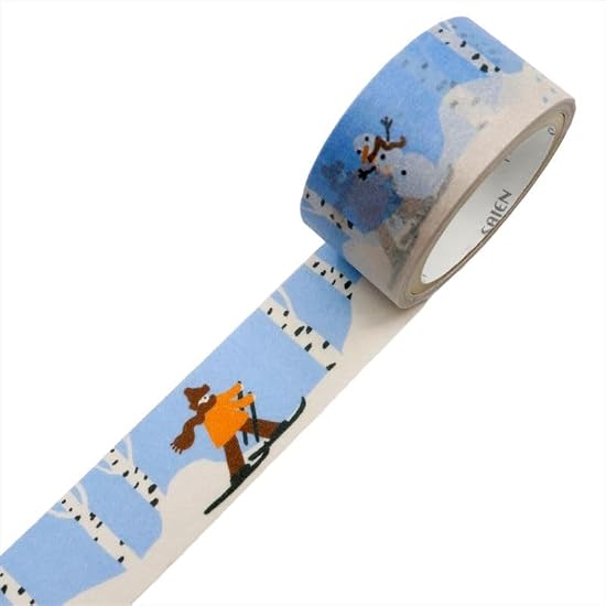 Made in Japan SAIEN Masking Tape Ski 20mm x 5m roll TR-4070