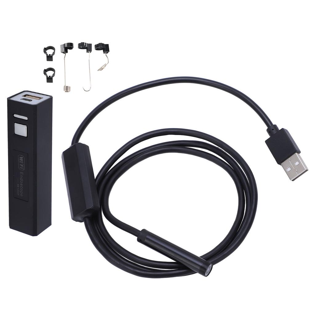 Endoscopio Wireless per Telefono WiFi Borescopio Telecamera di Ispezione HD IP68 8mm con Luce