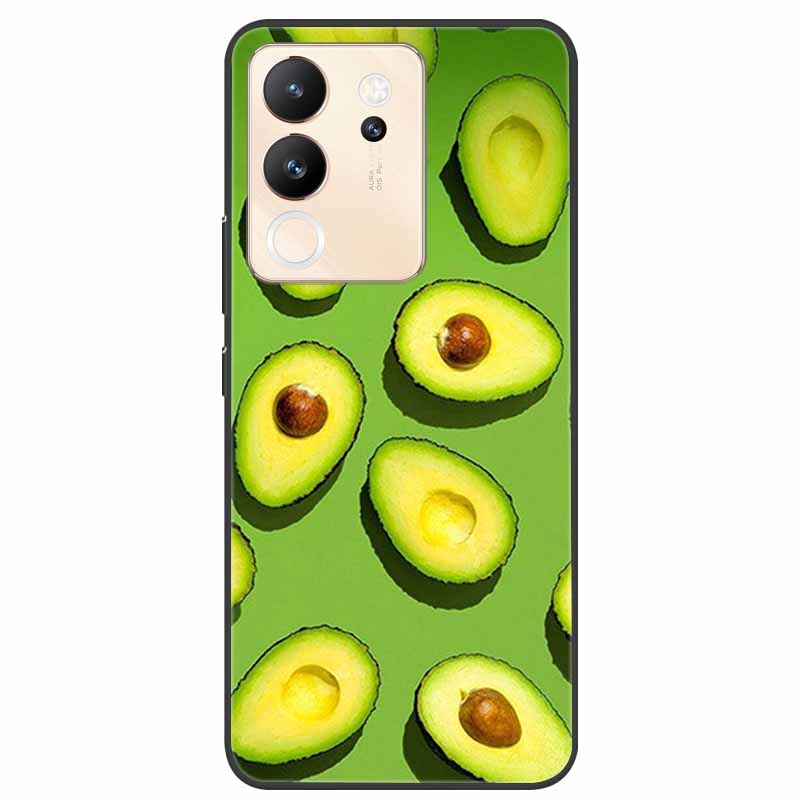 For Vivo V30 Lite Case 6.67'' Silicone Painted Soft TPU Protective Cover for Vivo V 30 Lite 5G Phone Cases V30Lite V2314 Cartoon