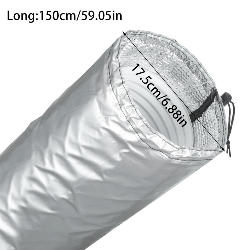 

AC Hose Insulation Sleeve Air Conditioner Hose Cover Wrap Waterproof thermal insulation air conditioning hose cover Supplies серый
