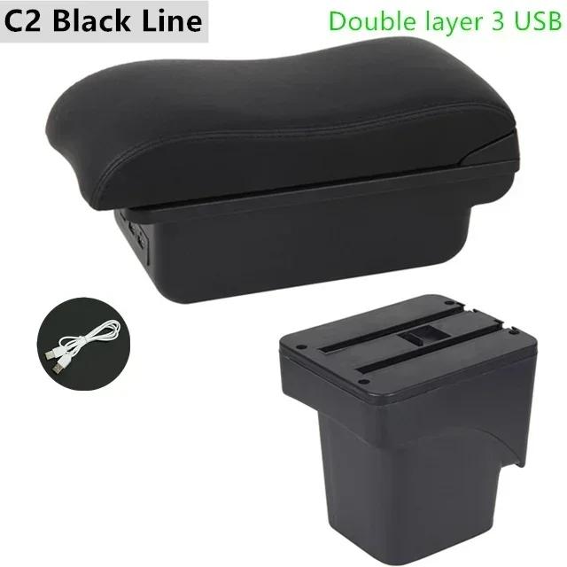 Armrest Box For Ford Focus 2 Mk2 2005 2006 2007 2008 2009 2010 2011 Arm Rest Center Console Modification Retrofit Parts
