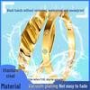 New Heart-Shaped Stainless Steel Bracelet for Girls - Fashionable, Simple, Versatile, Non-Fading Wristband