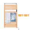 15 Bars Bathrobe Warm Rack with Timer & Temperature Control Home Towel Radiator IP56 Waterproof for Family Swimming Pool Salon