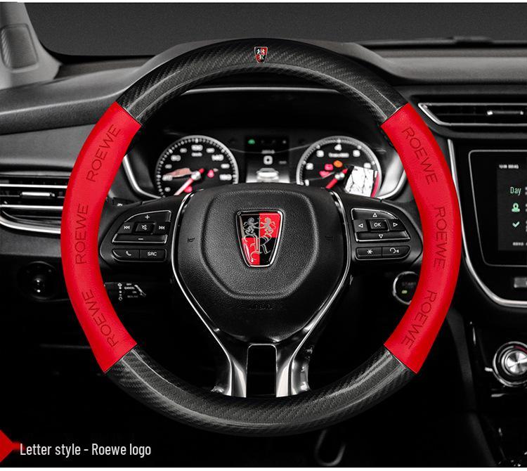 Roewe Steering Wheel Cover for RX5, RX3, i6 Plus, 550i: Genuine Leather