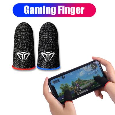 1 paio di manicotti per dita sensibili e traspiranti per giochi mobili PUBG