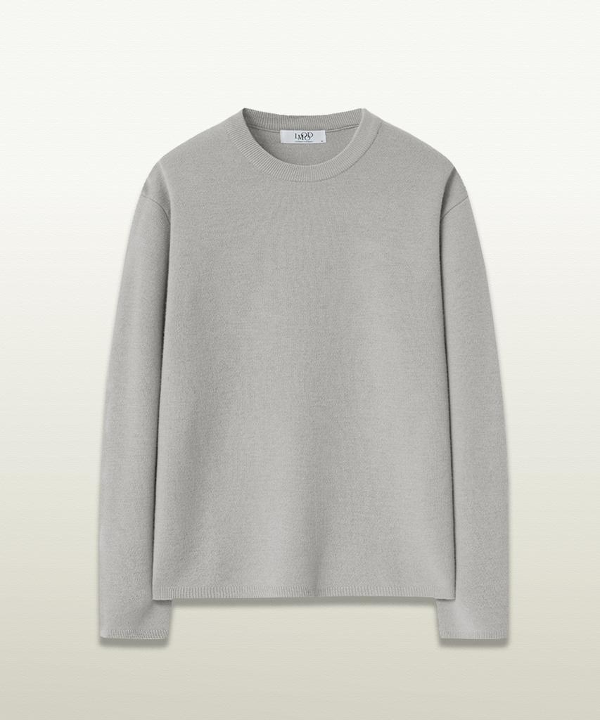 LMOOD Dutch Semi-Over Knit Cloud