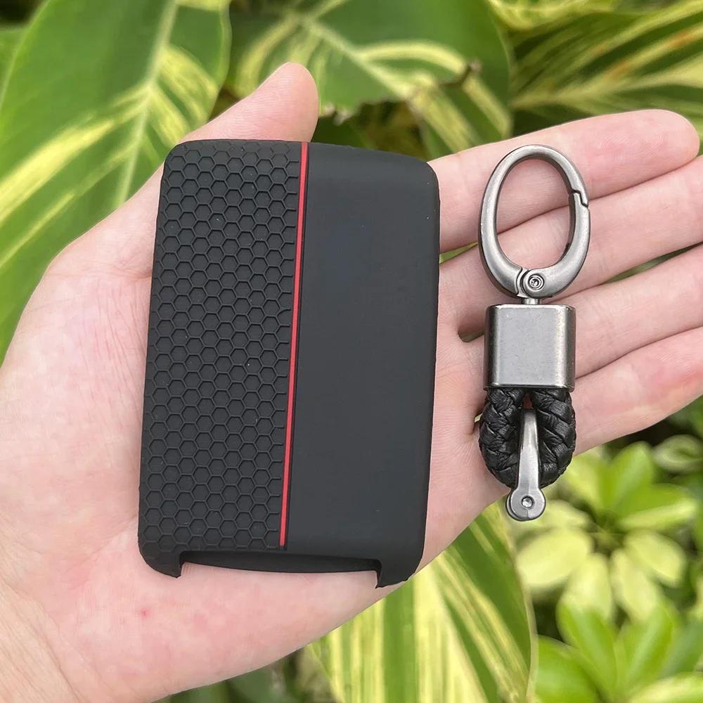 Silicone Car Key Cover Case For Renault Captur Clio Zoe Koleos Scenic 4 Arkana Dacia Sandero Megane Talisman Espace Card Remote