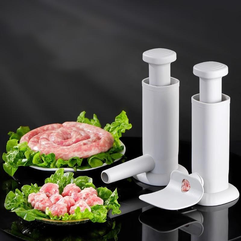 2in1 Homemade Sausage Maker With Stuffing Pipe Fast Meat Stuffer Filling Machine Large Capacity Heavy Duty Kitchen Tools 4