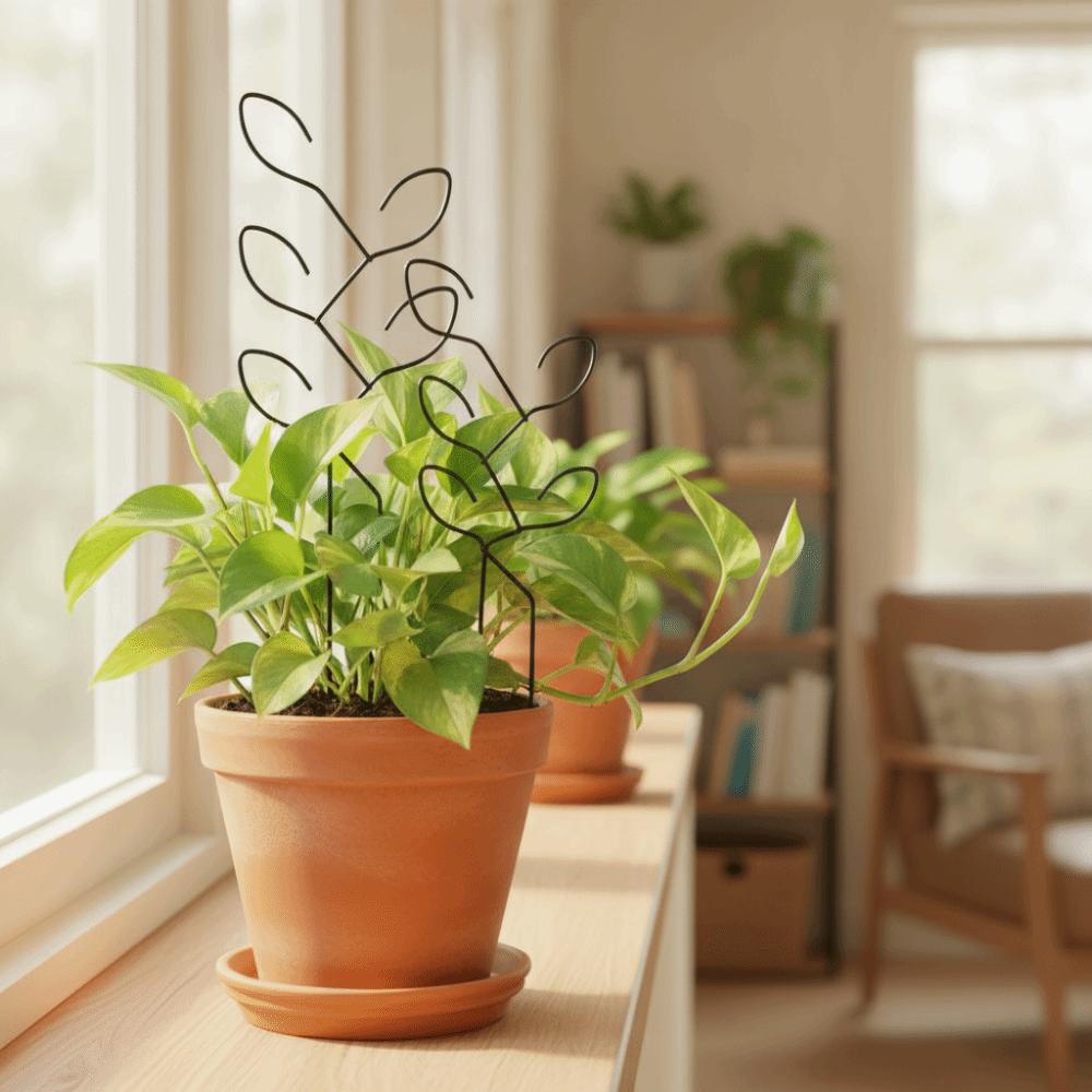 Vertical Growing Plant Support Frame Iron Climbing Vine Flower Stand  Garden Accessory