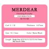 Merrdear U 6D Lashes Extensions Matte Black U Shaped 6D Eyelashes Extensions U Lashes Premade Volume Fans False Eyelashes