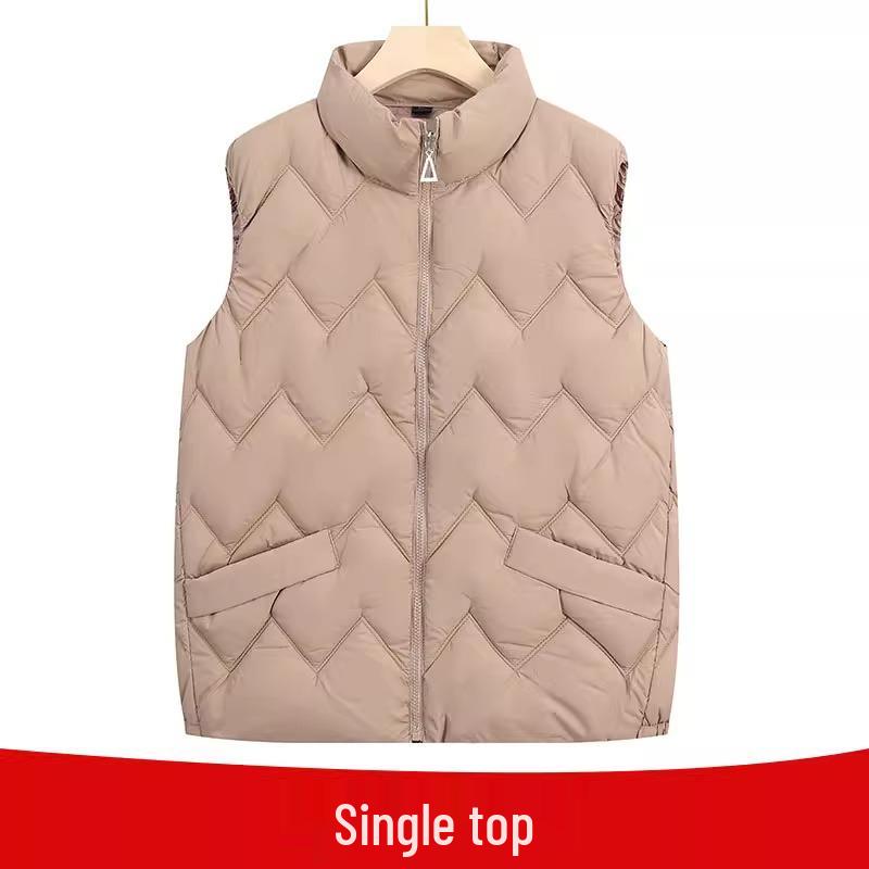 

Теплая хлопковая безрукавка для женщин среднего и пожилого возраста 5XL (125-140 jin)