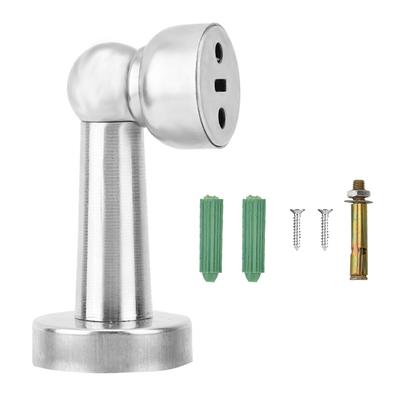 Stainless Steel Strong Magnetic Anti Collision Door Stop Stopper Holder Catch Silver