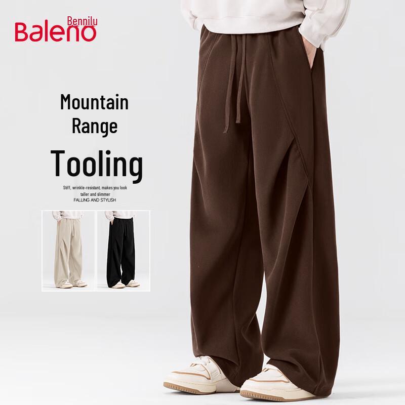 

Baleno Men s Chenille Straight-Leg Loose Casual Pants 3XL