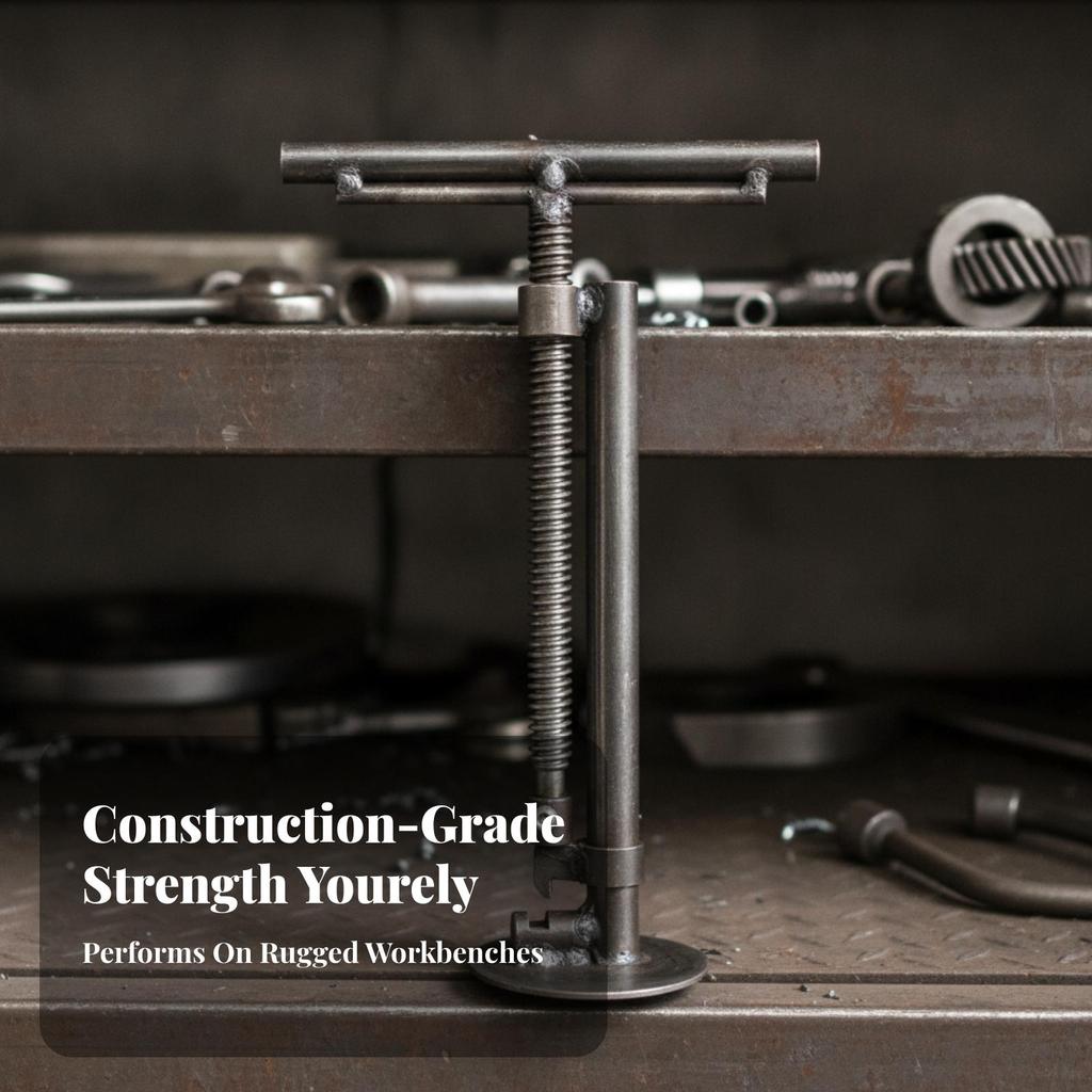 Clamp Tool with T-Handle Compact Screw Secure Hold for Woodworking