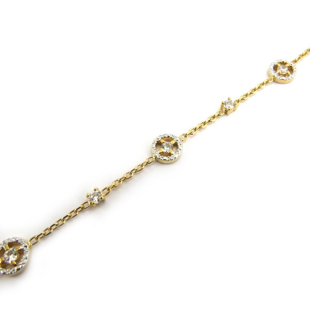 Altesse [G2464] - Gold Plated Bracelet 'Goddess'