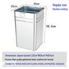 Thickened Galvanized Square Trash Can Liner