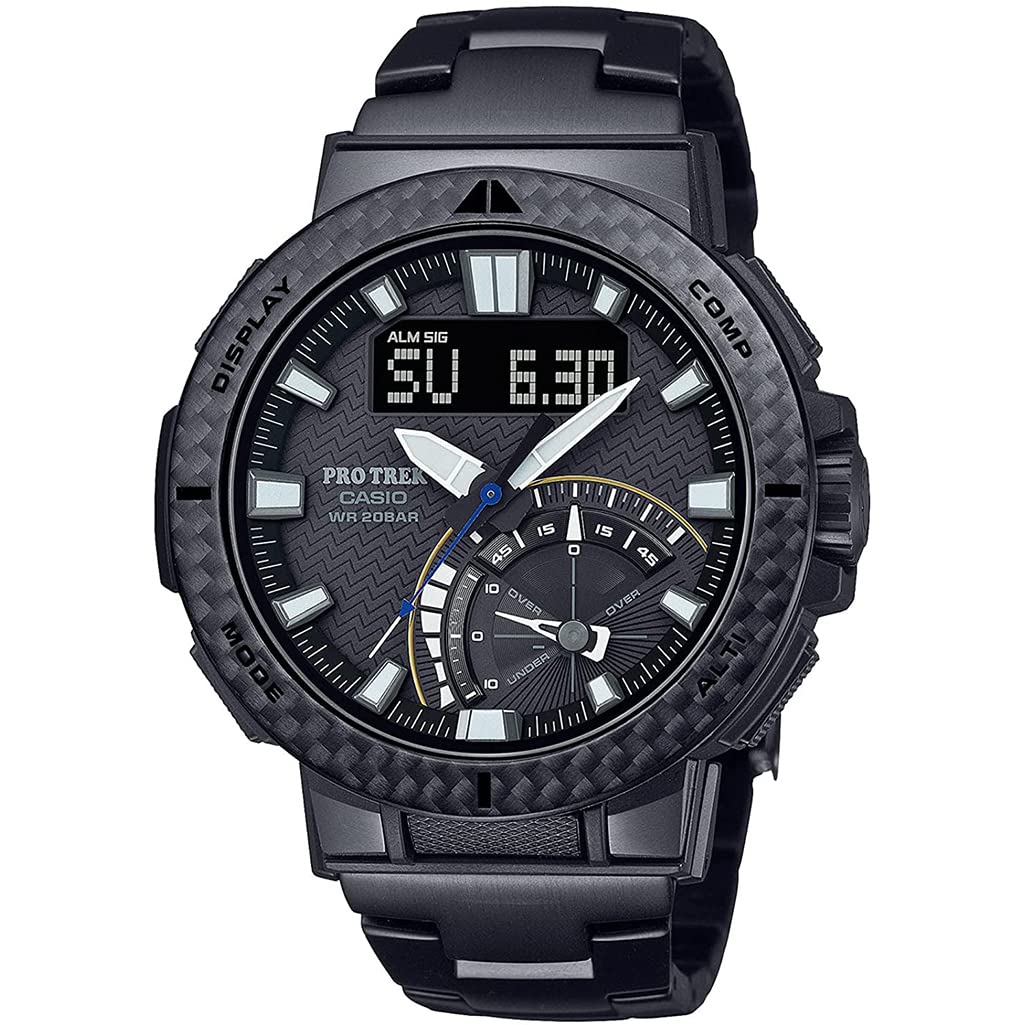 

CASIO PRO TREK Ana-Digi Analog & Digital Solar Round PRW-73XT-1JF Men s Watch