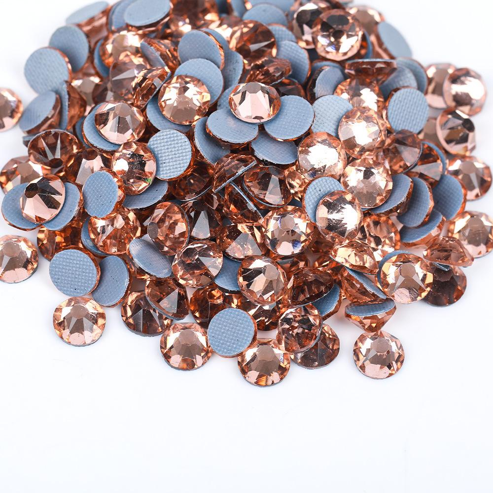 2088 16Cut Austrian Rhinestones Diamond Nail Art 3D DIY Mobile Phone Case ABS Hot-Fix Rubber Bottom Flats Glass Jewelry Shoes