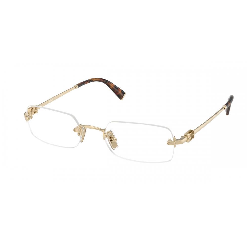 

Miu Miu Women Eyeglasses Mu50yv Zvn1o1 Pale Gold/50-20-140