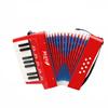 17 tangenter 8 bas Dragspel Minipiano Keyboards Nybörjare Barn Pedagogisk leksakspresent