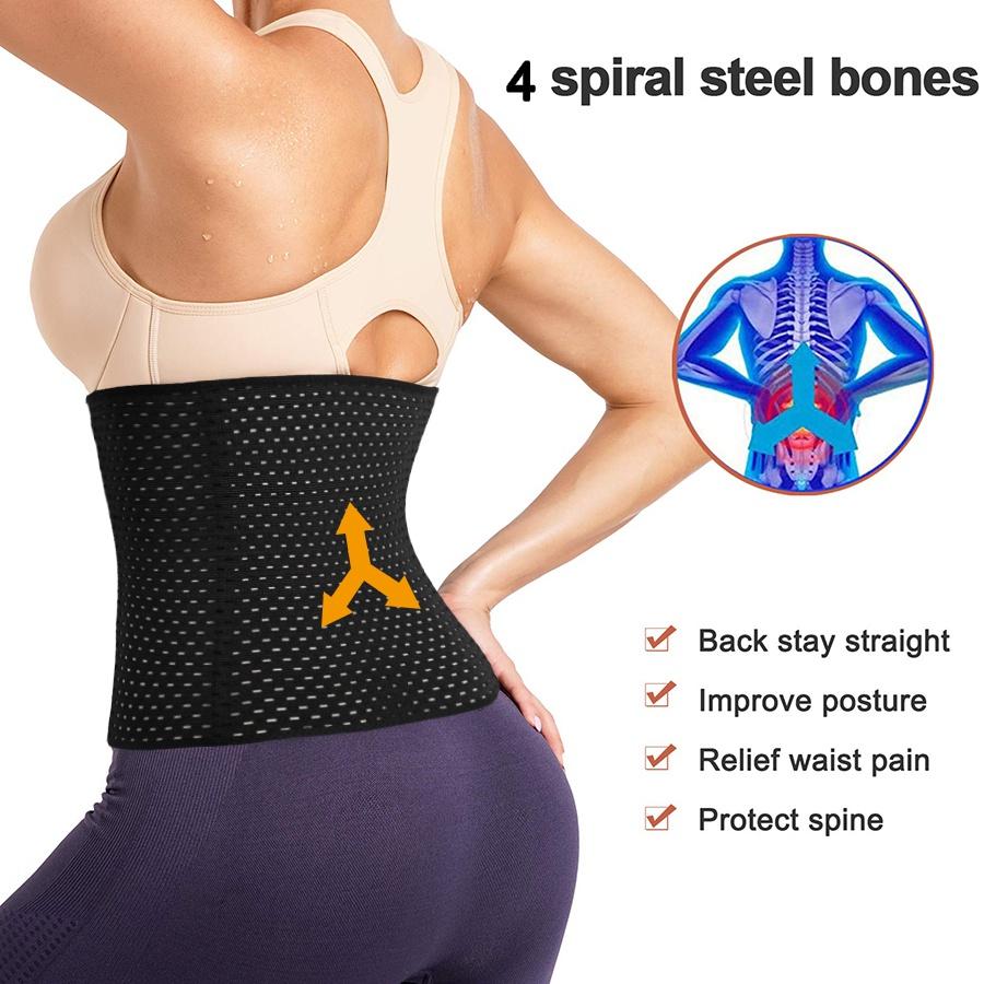 Taillentrainer-Korsett für Frauen, Cincher, Taillentrimmer, Gürtel zum Abnehmen, Body Shaper, Workout, Shapewear, Sportgürtel, Modellierungsgurt, Fatburner
