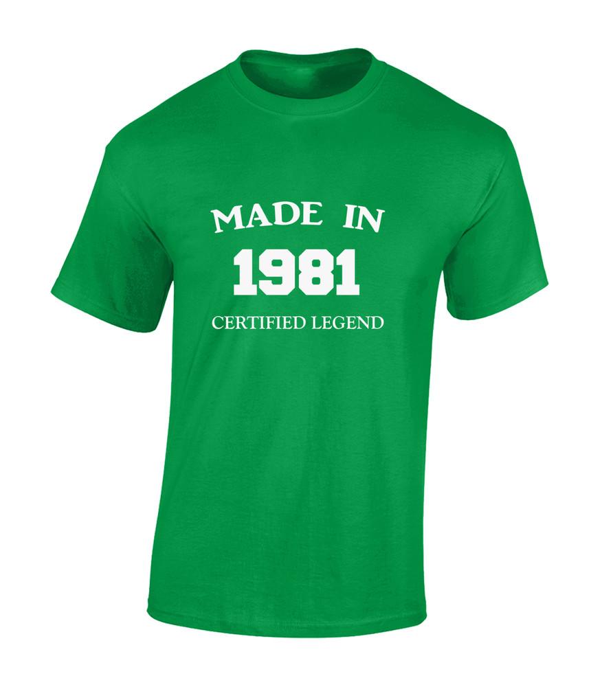 Made In 1981 40Th Birthday Present Gift Funny Unisex T-Shirt Unisex T-Shirt XXXL