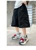 Handsome boys' summer shorts thin 2026 new mid size children's cropped shorts thin children's summer shorts trend