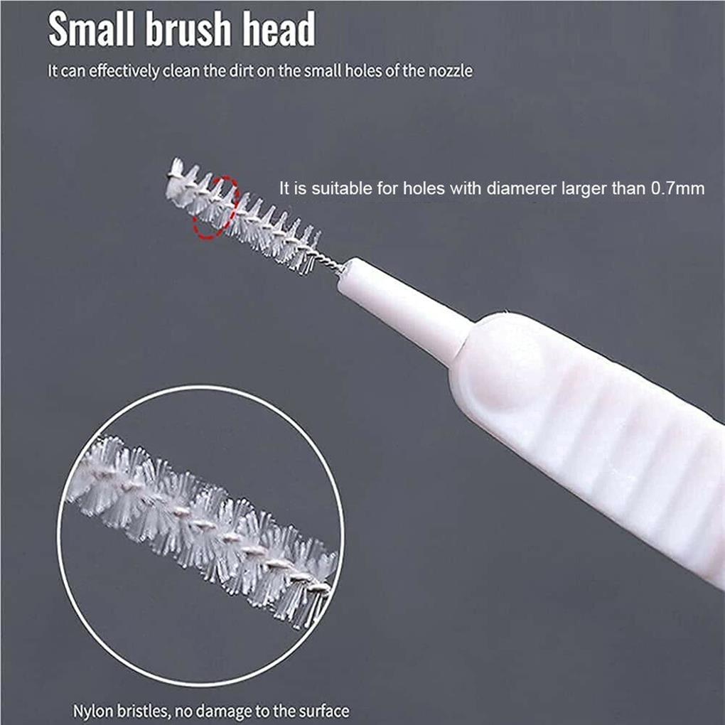 30Pcs Portable Washable Cleaning Brush Anti-Clogging Lightweight Shower Head Clean Brushes Pore Clean Tool with Non-Slip Handle