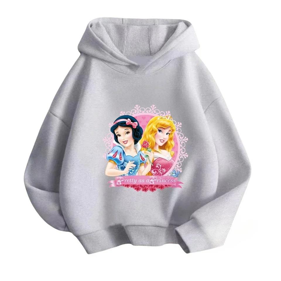 Nuove Calde Felpe con Cappuccio per Bambini per Autunno e Inverno, Carini Top Disney Cartoon per Bambine e Bambini, Pullover Comodi e Morbidi