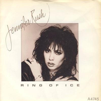 7inch Record JENNIFER RUSH - Ring Of Ice A4745 CBS 1985 UK Rock Used