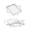 Adjustable Roasting Rack Non-Stick Turkey Chicken Rack Premium Foldable Oven Rack  Dishwasher