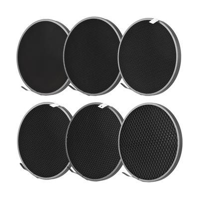 6pcs Photography Honeycomb Grid  10 Degrees /20 Degrees /30 Degrees /40 Degrees /50 Degrees /60 Degrees  Honeycomb Lamp Shade Grid Replacement for