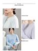 Women's Round Neck Cashmere Sweater: Autumn & Winter Versatile Long Sleeve Knit Top, Solid Color Fashion Basic.
