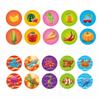10pcs/Set Children Toy Stamps Cartoon Animals Fruits Kids Seal For Scrapbooking Stamper DIY Scrapbook Cartoon Stamper Toys