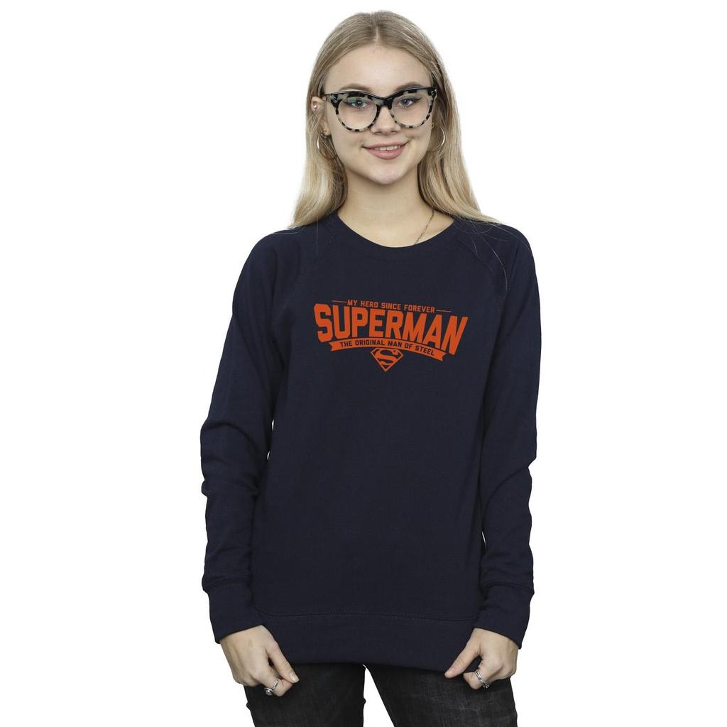 DC Comics Womens/Ladies Superman Hero Dad Sweatshirt
