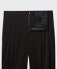 MUSINSA STANDARD Three-Puck Semi-Balloon Slacks [Dark Brown]
