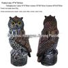 Cross-Border Owl: Outdoor Bird-Scaring, Rodent-Repelling Resin Ornament with Head Movement
