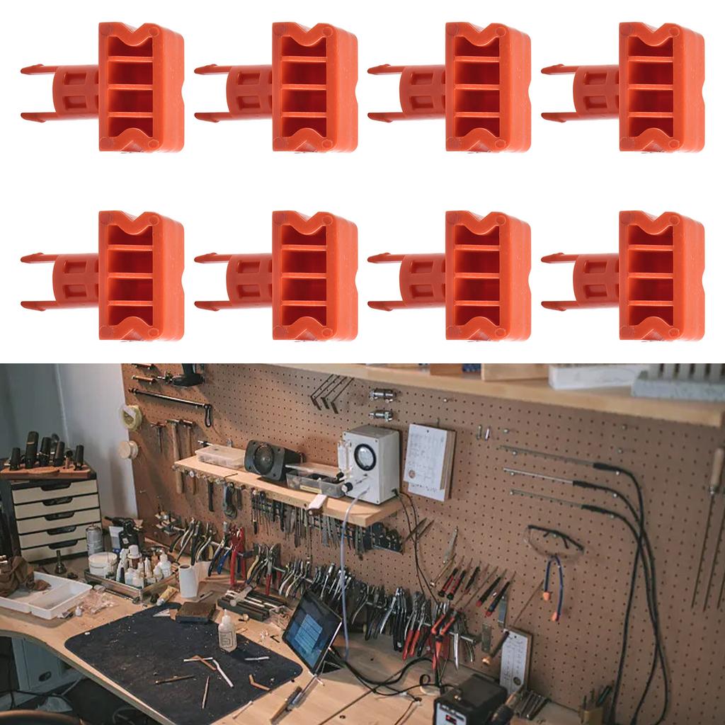 Sada 8 otočných kolíků oranžových pro Black & Decker Workmate Zvyšte všestrannost a odolnost
