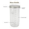 Sourdough Bread Baking Jar Kit, Easy Fermentation 24oz Glass Jars With Scraper, Thermometer And Cloth Cover, Sourdough Starter Tool For Home Baking