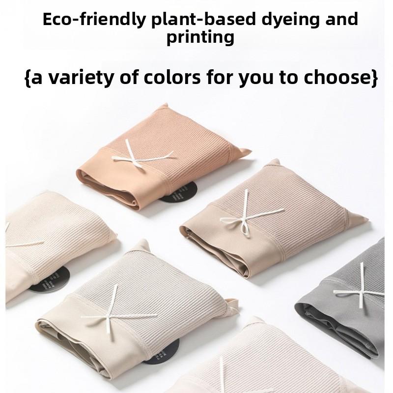 Plus Size Women's Spring and Summer New Cotton Antibacterial Skin Friendly Nude Briefs