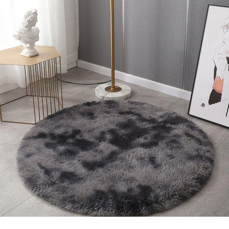 Super Soft Plush Round Rug Mat Fluffy White Carpets For Living Room Home Decor Bedroom Kid Room Decoration Salon Thick Pile Rug