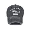 100% Washed Cotton Unisex Baseball Cap Snapback Hat for Women Gorras Casual Casquette Hats Shark Embroidery Letter Retro Caps