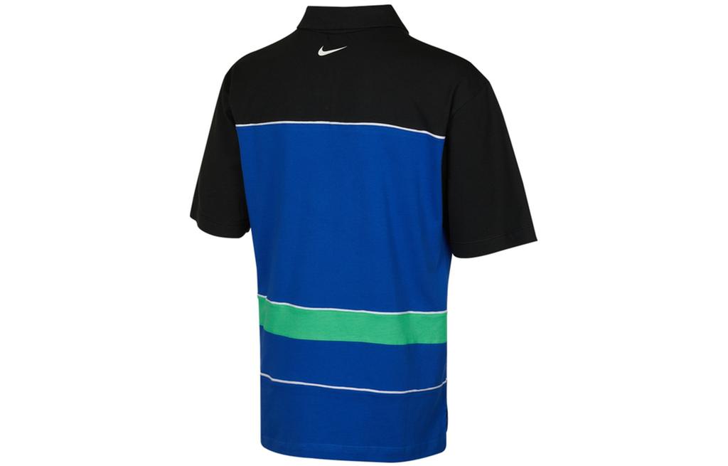 Nike Polo Shirts Men's Blue Polo Collar Moderate Straight Fit DM7918-480