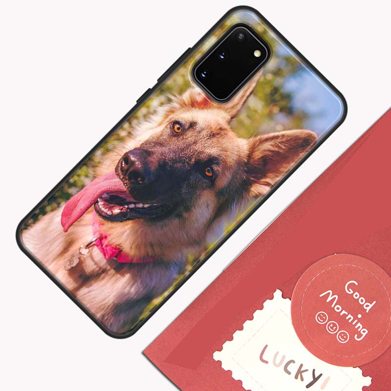 German Shepherd Dog Phone Case For Samsung Galaxy S26 S25 S24 S20 S21 S22 S23 Ultra S10 Plus S25 FE Cover Shell