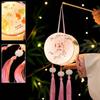 Handheld Lanterns for Traditional Chinese Celebration Waterproof Moon Festival Light with Soft Lighting Home Decoration