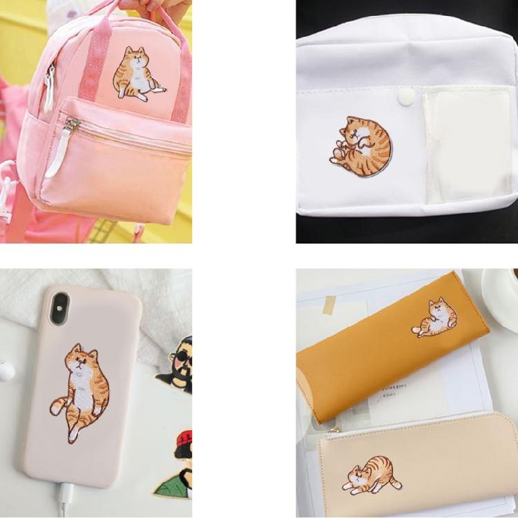 6 Pcs Embroidered Patches Cartoon Cats Iron On Patches Applique Patches Animal Sewing On Patches Sewing Patches for Hat