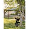 Black Metal Bunny Garden Decor Outdoor Ground Stakes